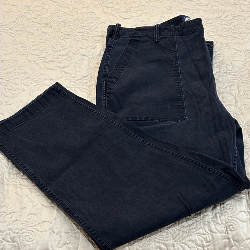 Lands' End Women's Black Straight Leg Pants